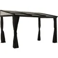 Produktbild: Sojag Terrassenüberdachung Budavar Schwarz 298,5 cm x 367 cm x 243 cm
