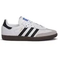 Produktbild: Adidas Samba OG J in Weiß Schwarz für Jugendliche – 4 UK - 36 2/3 EU - 4.5 US / White Black - Weiß/Schwarz/Braun - 36 2/3
