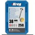 Produktbild: KREG Pocket-Hole Taschenlochschrauben 38mm SML-C150-250-INT Maxi Loc Grobgewinde