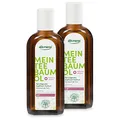 Produktbild: alkmene Mein Teebaumöl Kopfhaut Tonikum 2x 250 ml Juckreiz Linderung 100% bestätigt - naturreines Teebaumöl, vegan & klimaneutral - beruhigendes Haarwasser bei trockener & juckender Kopfhaut