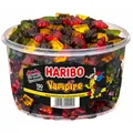 Produktbild: Haribo Vampis fruchtige Fruchtgummi Fledermäuse mit Lakritz 1350g