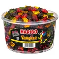 Produktbild: (6,63€/1kg) Haribo Vampire, Fruchtgummi, Lakritz, 150 Stück