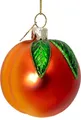 Produktbild: SIKORA Pfirsich besondere Weihnachtskugel Glas Christbaumschmuck Deko Figur Weihnachten Anhänger Ornament - Trend Line - BS528