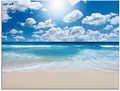 Produktbild: Artland Glasbild Großartige Strandlandschaft, Strand (1 St), in verschiedenen Größen