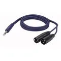 Produktbild: DAP Audio FL36 - Adapterkabel 2x3-pol XLR male / 6,3mm Klinke stereo male 1,5m