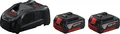 Produktbild: Bosch GAL 1880 CV Ladegerät + 2x GBA 18V 5,0 Ah
