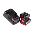 Produktbild: Bosch Akku Starter Set 2x Akku 5,0Ah + Ladegerät ( 1600A00B8J )