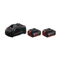 Produktbild: Bosch  Akku Starter-Set: 2 x GBA 18 Volt, 5.0 Ah und GAL 1880 CV, 1600A00B8J