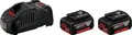 Produktbild: Bosch Starter-Set 18V 2x5,0AH + Ladegerä t GAL 1180 CV