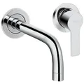 Produktbild: Wand-Waschtischmischer Goodlife, Ausladung 200 mm mit Wandeinbaukörper, mit Pop-Up Ablauf, chrom - 93 153 36
