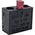 Produktbild: geba Mikrotaster Industrie Schalteinsatz M-1T/1 Öffner für Geba Drucktaster AUF HALT STOP ZU roter Stößel