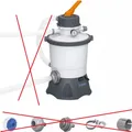 Produktbild: Bestway Sandfilteranlage Filtersystem Poolpumpe 3028 l h 85 W SIEHE TEXT/FOTO