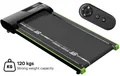 Produktbild: TurboTronic by Z-Line Laufband 6 km/h 2x Steigung 4 Programme Fernbedienung für Zuhause Walking Pad (1-6 km/h, 2,5 PS, 5-Schicht-Laufmatte), Ultraflacher Cardio Gehtrainer für Schreibtisch bis 120kg vollmontiert