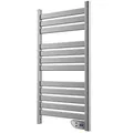 Produktbild: Cecotec Elektrischer Badheizkörper ReadyWarm 9050 Twin Towel Steel. 500 W, 2 Modi Heizung, Aluminium, geringer Stromverbrauch, Schutzart IP24, LED-Bildschirm SmartTemp, Dunkelgrau