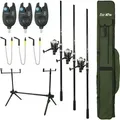 Produktbild: FISH-XPRO Karperset - Carpset Pro Improve Set - 3-Rod - Karpfenangelset