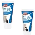 Produktbild: TRIXIE Paw-Care | Doppelpack | 2 x 50 ml | Pfotenpflege Creme mit Bienenwachs für Hunde und Katzen | Bei rissigen und gereizten Pfoten | Kann dabei helfen, die Pfoten zu pflegen