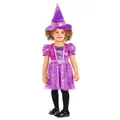 Produktbild: amscan - Kinderkostüm Hexe mit Kleid und Hexenhut, Paw Patrol Skye Witch, für Halloween, Karneval und Fasching, Rosa, 4-6 Jahre