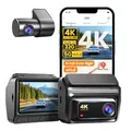 Produktbild: DDPAI Dashcam Auto Vorne Hinten 4K+1080P, Integriertem 32GB eMMC Dash Cam, 4G LTE Autokamera mit Vollfarb-Nachtsicht, 5GHz WiFi 6 GPS, 24/7 Parküberwachung, 3