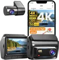Produktbild: Dashcam 4K 1080P 32GB WiFi 6 140° Sichtfeld für Windschutzscheibe Auto