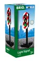 Produktbild: Brio World Eisenbahn Zubehör Lichtsignal Ampel 33743