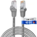 Produktbild: hb-digital 2m LAN Kabel CAT 7 Rohkabel RJ45 S/FTP PiMF LSZH AWG 26 Grau