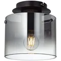 Produktbild: Brilliant Lampe Beth Deckenleuchte 20cm Kaffee/rauchglas | 1x A60, E27, 60W, g.f. Normallampen n. ent. | Für LED-Leuchtmittel geeignet | Dimmbar bei Verwendung geeigneter Leuchtmittel