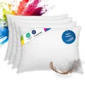 Produktbild: 4er Set Kissenfüllung Federkissen 40x60 Sofakissen Baumwolle Federn OekoTex weiß
