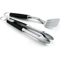 Produktbild: Premium Grillbesteck Kompakt 2-teilig, Edelstahl, schwarz - Weber