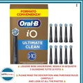 Produktbild: Oral-B Ich Ultimate Clean Schwarz – 10 Köpfe Originale Ersatzteile - Unbenutzte