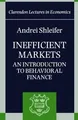 Produktbild: Inefficient Markets: An Introduction to Behavioral Finan... | Buch | Zustand gut