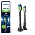 Produktbild: Philips Sonicare W2 Optimal White, Original Ersatzbürstenköpfe, Schwarz, 2er-Pack, HX6062/88