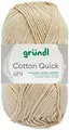 Produktbild: Gründl 50 Gramm Gründl Wolle Cotton Quick Uni Farbauswahl Häkelwolle