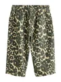 Produktbild: NEXT Jungen Schlupfhose mit weitem Bein Green Leopard Print 92-98