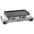 Produktbild: BRUNNER Gaskocher BRUNNER Camping Gaskocher 2 flammig DEVIL DOUBLE GRILL mit Grillplatte