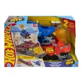 Produktbild: Hot Wheels City Hot Wheels ultimativer 2-in-1 Drachentransporter und 2 Spielz...