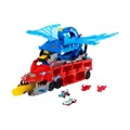 Produktbild: Mattel Hot Wheels City - Ultimate Dual Dragon Transporter - Figur & Fahrzeug -