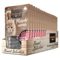 Produktbild: Frischebeutel 16x85g Fleischmenü | Getreidefreies Nassfutter für Katzen | Feu...