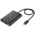Produktbild: i-tec USB-C 3.1 Dual 4K DP Video Adapter 2x DisplayPort 1.2 Buchse