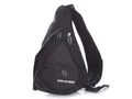 Produktbild: Leichter schwarzer Sling-Rucksack von Bag Street ein-schulter sport 23x37 cm