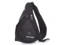 Produktbild: Sport Rucksack Damen Herren Schwarz Ein Schulter Gurt Tasche City Bike