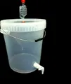Produktbild: Kompletter Gärbehälter 25L Fass Gäreimer Eimer Gärfass Hahn Fermentation Weinbeh