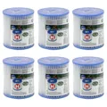 Produktbild: 6 x INTEX Filter Filterkartusche Ersatzfilter Typ H 29007 für Pool Pumpe