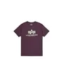 Produktbild: Alpha Industries Herren Basic T-Shirt, Plum, XL