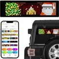 Produktbild: OBEST LED Anzeigetafel, 39x10.7cm Led Anzeige Programmierbar, Flexibles Laufschrift für Auto, LKW, Geschäft, Werbung, Bar, Hotel, Werbung, Smart APP, Bluetooth