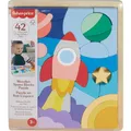 Produktbild: Fisher-Price Weltraum Holz-Puzzle (42 Teile) (HXY42)