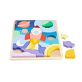 Produktbild: Mattel Fisher-Price Kinder Holzpuzzle Weltraum Holz-Puzzle Kinderpuzzle HXY42