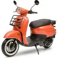 Produktbild: Motorroller 50 ccm Burnout Luna Feuerrot 25 km/h