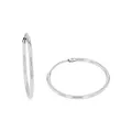 Produktbild: Amor Creolen 925 Sterling Silber Unisex Damen Herren Ohrschmuck, 2,5 cm, Silber, Kommt in Schmuck Geschenk Box, 9061402