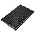 Produktbild: Fußmatte Außen Schmutzfangmatte für Draußen - 50 x 80 cm schwarzem Aluminiumrand Wetterfester Fußabstreifer Outdoor Fußmatte