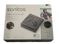 Produktbild: Sanitas Akku Heizdecke Mobil ohne Kabel Kuscheldecke Wärmedecke 150 x 63 cm NEU